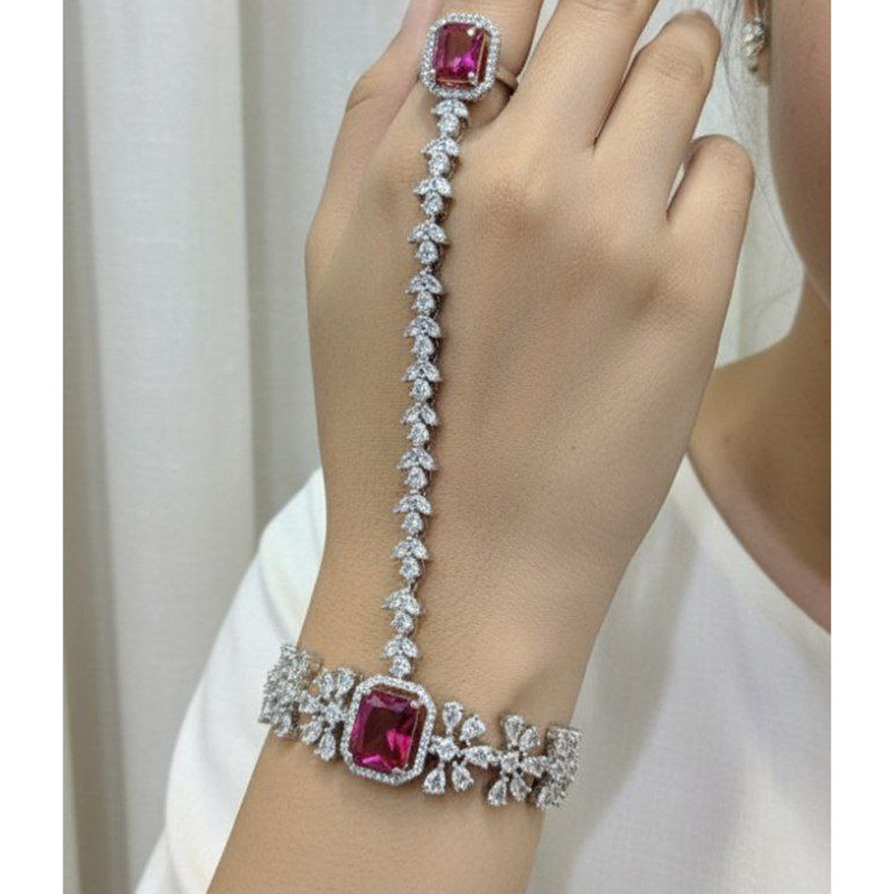 Aamrapali Designer American Daimond Royal Hand Harness