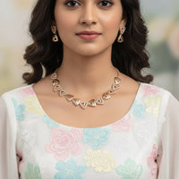 Aamrapali Shimmer Austrian Stone Necklace Set
