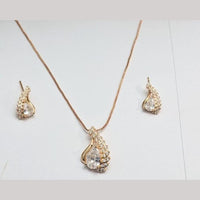 Aamrapali Classic Austrian Stone Chain Pendant Set
