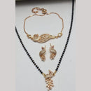 Aamrapali Designer Austrian Stone Black Beaded Mangalsutra