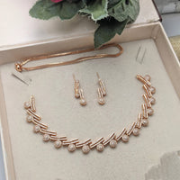 Aamrapali Shimmer Austrian Stone Necklace Set