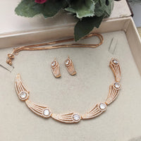 Aamrapali Shimmer Austrian Stone Necklace Set