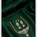 Aamrapali Elegant American Diamond Black Beaded Mangalsutra