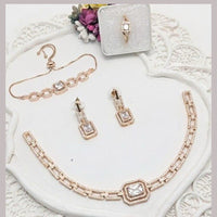 Aamrapali Dazzling American Diamond Combo Set