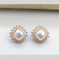 Aamrapali Austrian Stone And Pearl Studs Earrings
