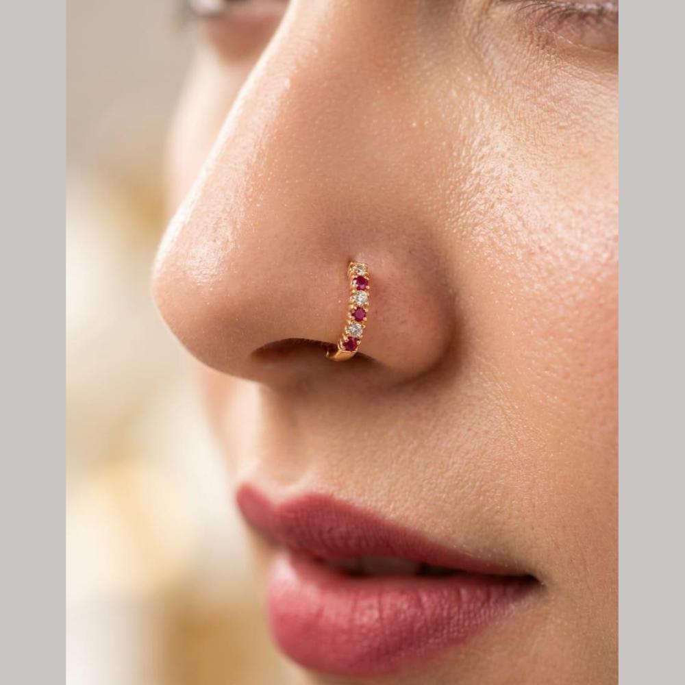 Aamrapali Stylish Austrian Stone Designer Nose Pin