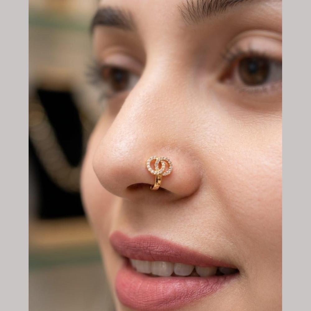 Aamrapali Stylish Austrian Stone Designer Nose Pin