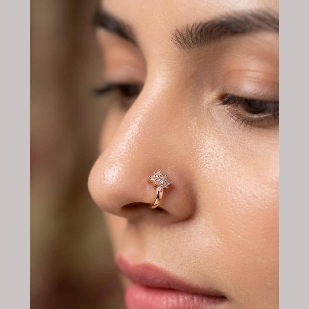 Aamrapali Stylish Austrian Stone Designer Nose Pin