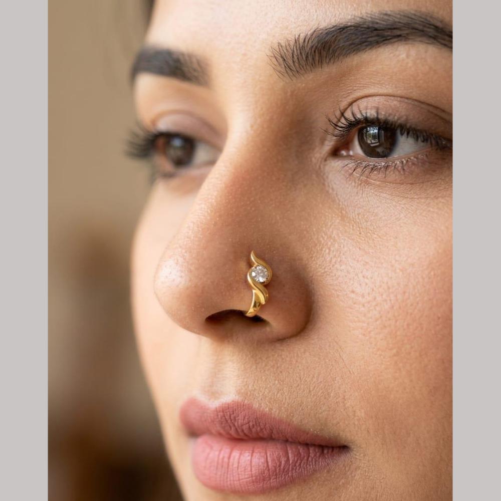 Aamrapali Stylish Austrian Stone Designer Nose Pin