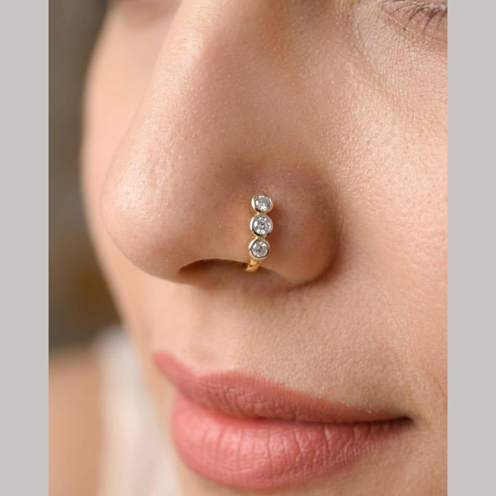 Aamrapali Stylish Austrian Stone Designer Nose Pin