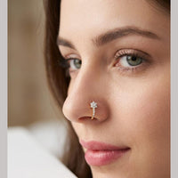 Aamrapali Stylish Austrian Stone Designer Nose Pin