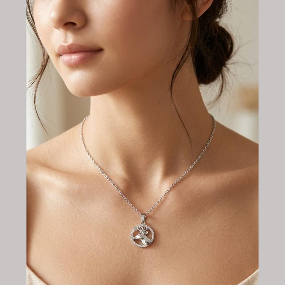 Aamrapali Twilight Shine Austrian Stone Chain Pendent