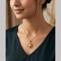 Aamrapali Twilight Shine Austrian Stone Chain Pendent