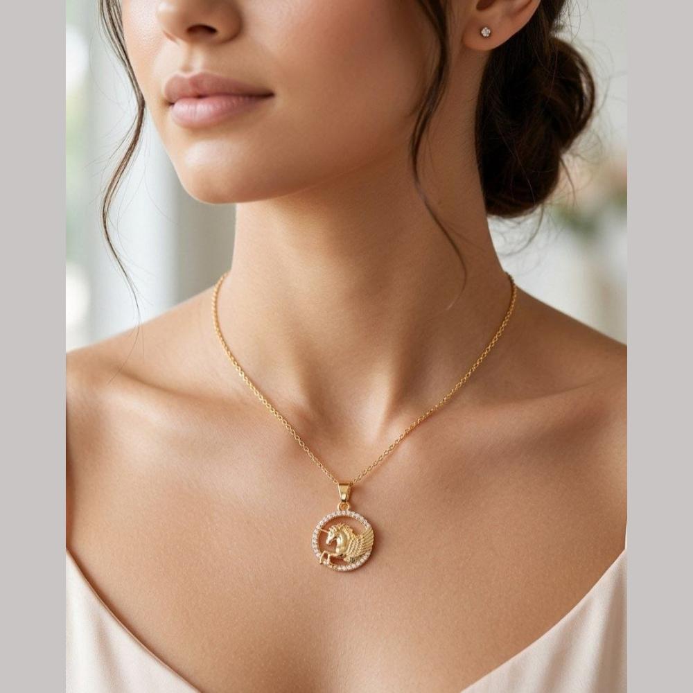 Aamrapali Twilight Shine Austrian Stone Chain Pendent