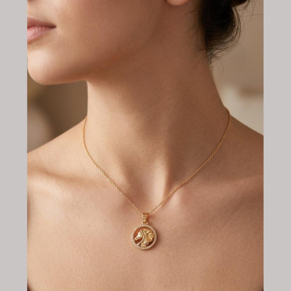 Aamrapali Twilight Shine Austrian Stone Chain Pendent