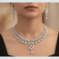 Aamrapali Elegant American Daimond Necklace Set