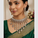 Aamrapali Elegant American Daimond Necklace Set
