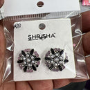 Shrisha Oxidised Plated Stud Earrings