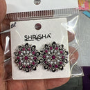 Shrisha Oxidised Plated Stud Earrings