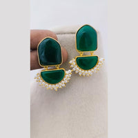 Marudhar Creations Luxe Crescent Pearl Earrings