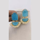 Marudhar Creations Luxe Crescent Pearl Earrings
