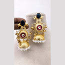 Marudhar Creations Regal Avian Motif Pearl Jhumkas