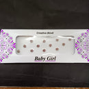 Baby Girl Bindi Austrian Stone Round Shape Velvet Bindi