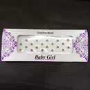 Baby Girl Bindi Austrian Stone Round Shape Velvet Bindi