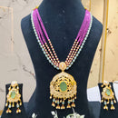 Everlasting Jadau Royal Pota Stone And Pearl Long Jadau Necklace Set