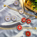 Handmade For Her  Handmade Choker Necklace Set (1Set Only)