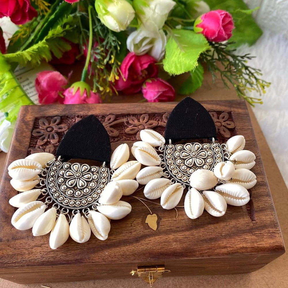 Handmade For Her  Oxidised Long Fancy Earing For Women