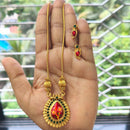 Joyful Jewel Art Elegant Matte Pota Stone Necklace Set