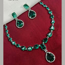 Amoliya Jewels Crystal Stone Necklace Set