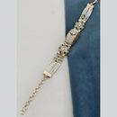 Amoliya Jewels Gold Plated Polki Kundan And Pearl Bracelet