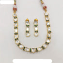 Amoliya Jewels Polki Kundan Necklace Set