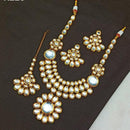 Amoliya Jewels Gold Plated Kundan Stone Necklace Set