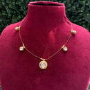 Amoliya Jewels Traditional Gold-Plated Kundan Necklace