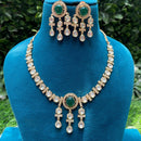 Amoliya Jewels Gold Plated Polki Kundan Timeless Wedding Collection Necklace Set