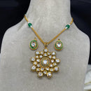 Amoliya Jewels Gold Plated Kundan Necklace Set