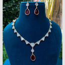 Amoliya Jewels Gold Plated Polki Kundan Necklace Set