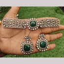 Amoliya Jewels Gold Plated Kundan Choker Necklace Set
