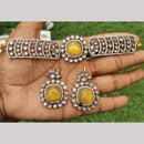 Amoliya Jewels Gold Plated Kundan Choker Necklace Set