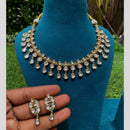 Amoliya Jewels Gold Plated Kundan Necklace Set 