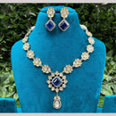 Amoliya Jewels Polki Kundan Necklace Set
