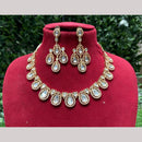 Amoliya Jewels Polki Kundan Necklace Set