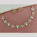 Amoliya Jewels Timeless Treasure Polki Kundan Necklace Set 