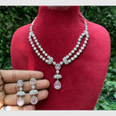 Amoliya Jewels Crystal Stone Necklace Set