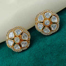 Amoliya Polki Kundan Stud Earrings