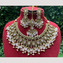 Amoliya Jewels Crystal & Beads Necklace Set