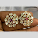 Amoliya Jewels Polki Kundan Studs Earrings